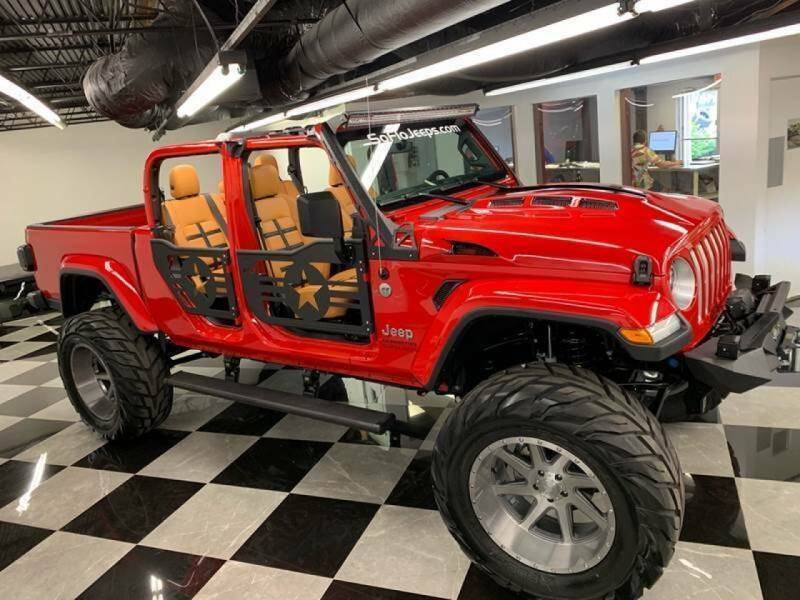 2020 Jeep Gladiator Custom Lifted Gladiator Ferrari Edition