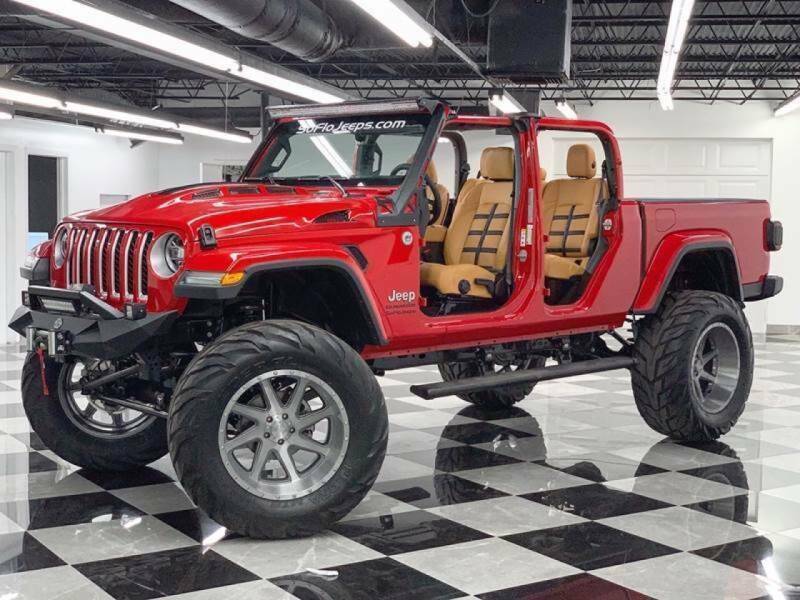 2020 Jeep Gladiator Custom Lifted Gladiator Ferrari Edition