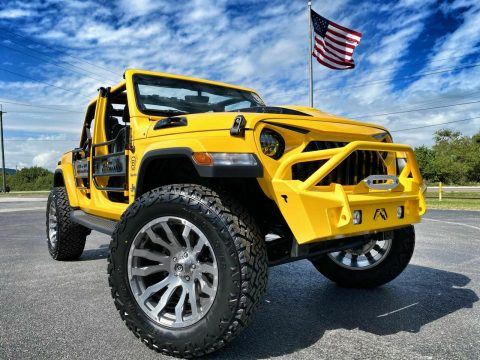 2019 Jeep Wrangler Hellayella Custom Lifted Sahara Leather NAV for sale