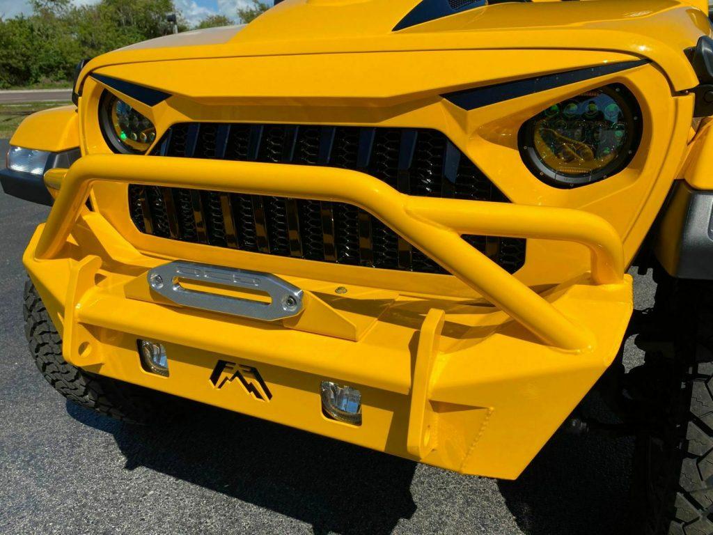 2019 Jeep Wrangler Hellayella Custom Lifted Sahara Leather NAV
