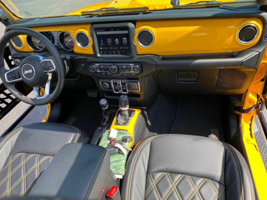 2019 Jeep Wrangler Hellayella Custom Lifted Sahara Leather NAV