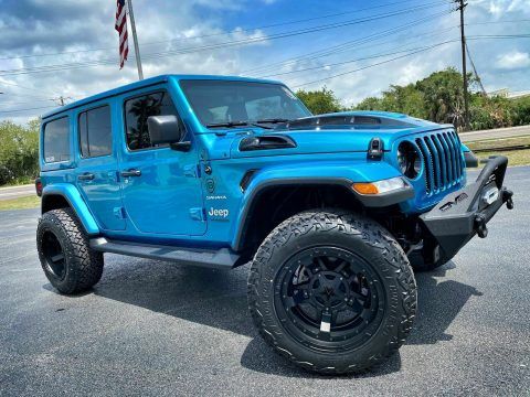 2020 Jeep Wrangler Custom Bikini Lifted Sahara NAV Alpine 35″s for sale