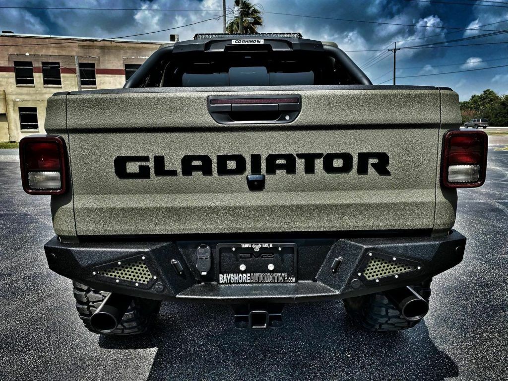2020 Jeep Wrangler Gladiator 7″ LONG ARM 40″s FAB FOUR BLACK