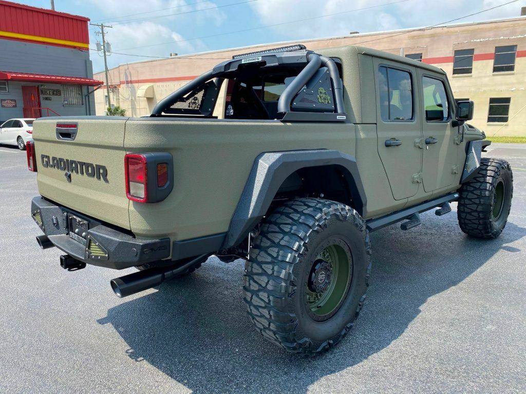 2020 Jeep Wrangler Gladiator 7″ LONG ARM 40″s FAB FOUR BLACK
