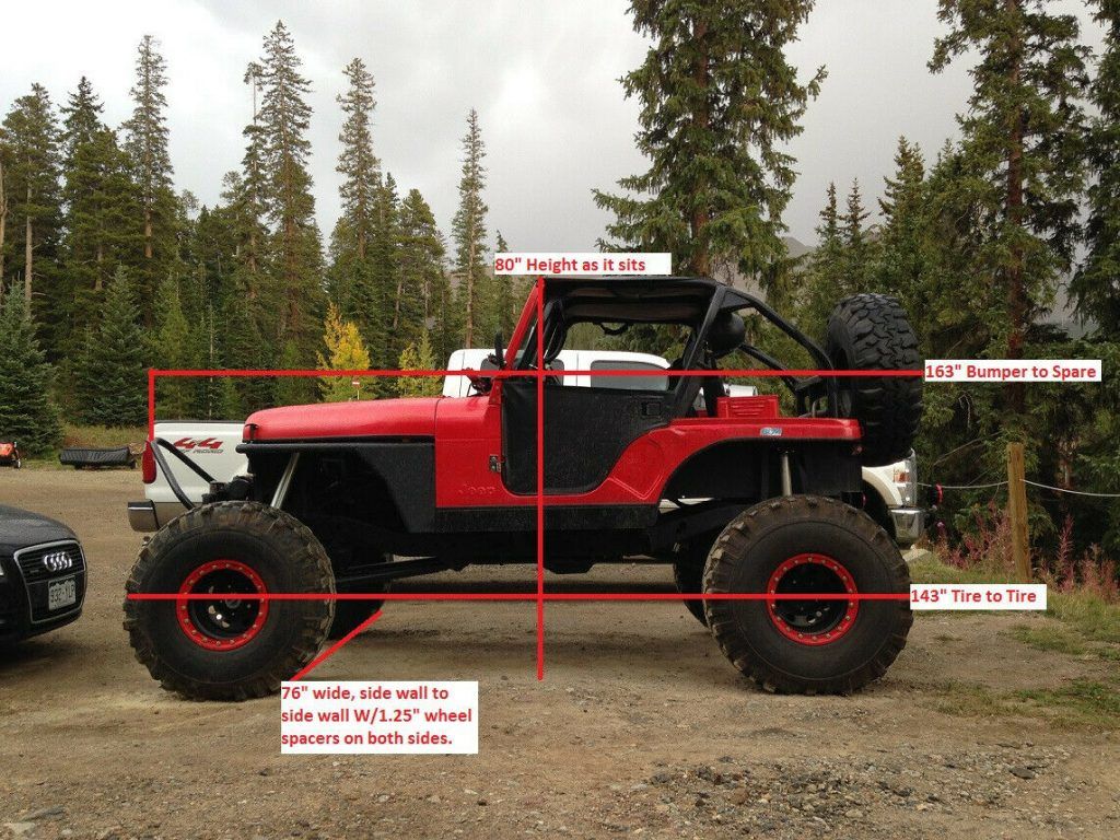 1980 Jeep CJ5 Stretched ROCK CRAWLER