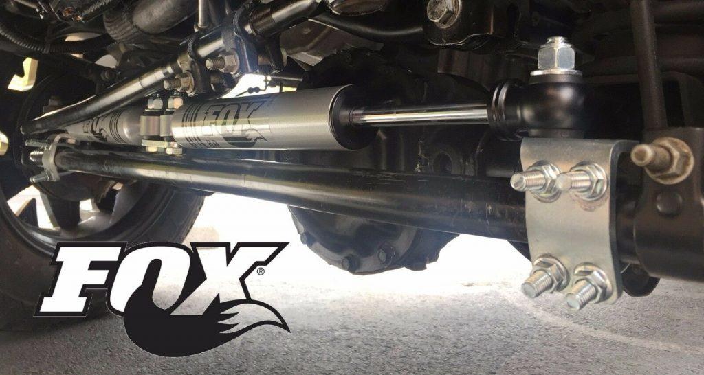 2007 2018 Jeep Wrangler JK FOX 2.0 IFP Dual Steering Stabilizer for Lift Kits