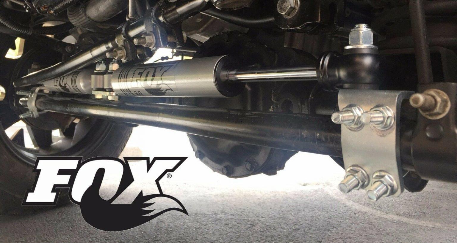 2007 2018 Jeep Wrangler JK FOX 2.0 IFP Dual Steering Stabilizer for