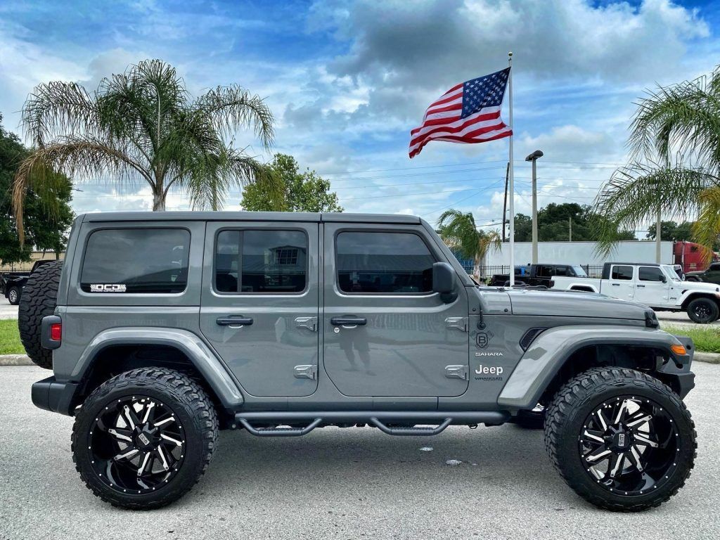 2020 Jeep Wrangler Custom Turbo Sahara Leather NAV Hardtop 35″s