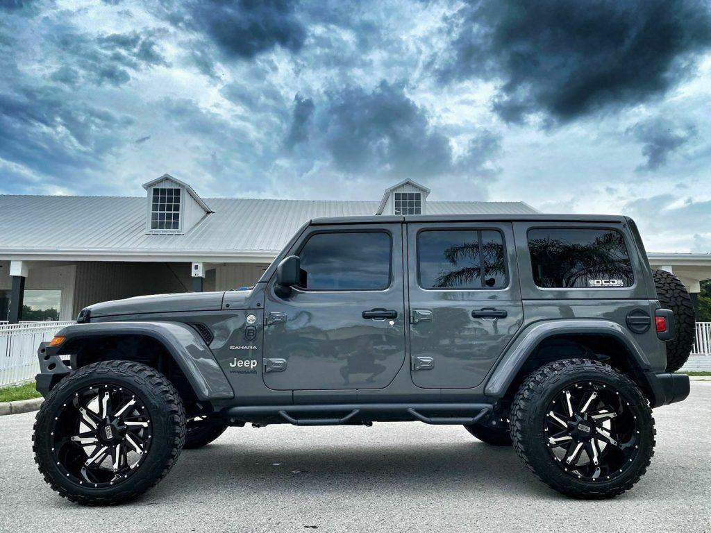 2020 Jeep Wrangler Custom Turbo Sahara Leather NAV Hardtop 35″s