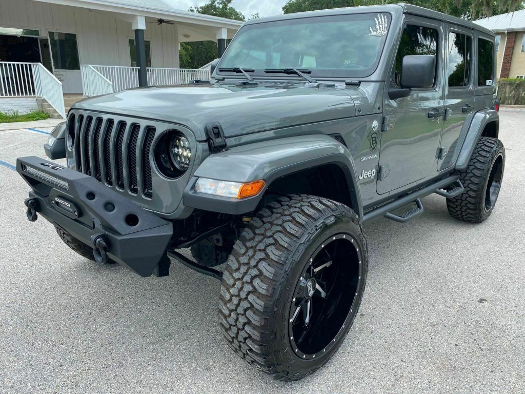 2020 Jeep Wrangler Custom Turbo Sahara Leather NAV Hardtop 35″s