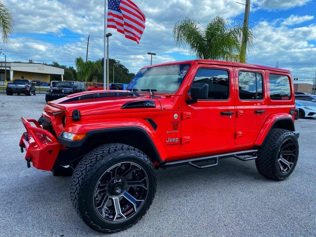 2020 Jeep Wrangler Unlimited Custom Turbo Sahara NAV Hardtop Leather ALPINE