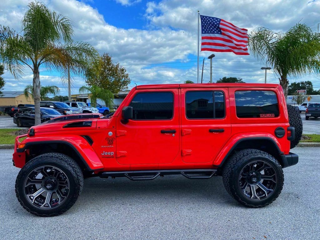 2020 Jeep Wrangler Unlimited Custom Turbo Sahara NAV Hardtop Leather ALPINE