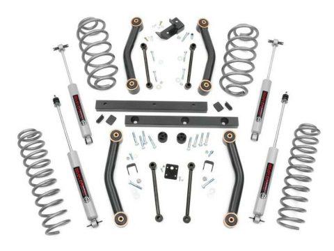 Rough Country 4″ Suspension Lift Kit For Jeep Wrangler TJ 1997-2002 for sale