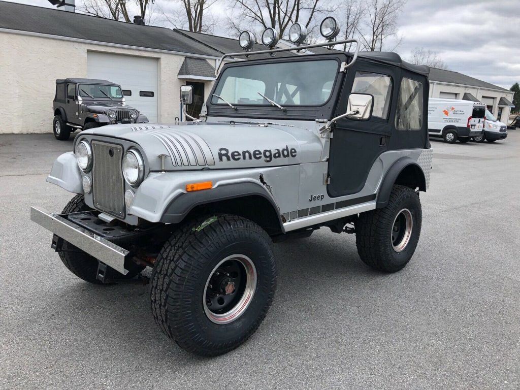 1979 Jeep CJ5 Renagade Silver Annivesary renegade