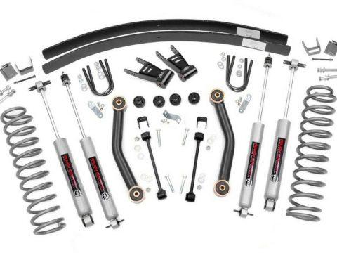 Rough Country 4.5 Inch Lift Kit Rear AAL for Jeep Cherokee XJ 2WD/4WD 84-01 for sale