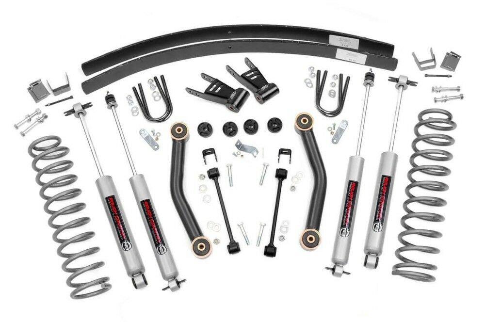 Rough Country 4.5 Inch Lift Kit Rear AAL for Jeep Cherokee XJ 2WD/4WD 84-01