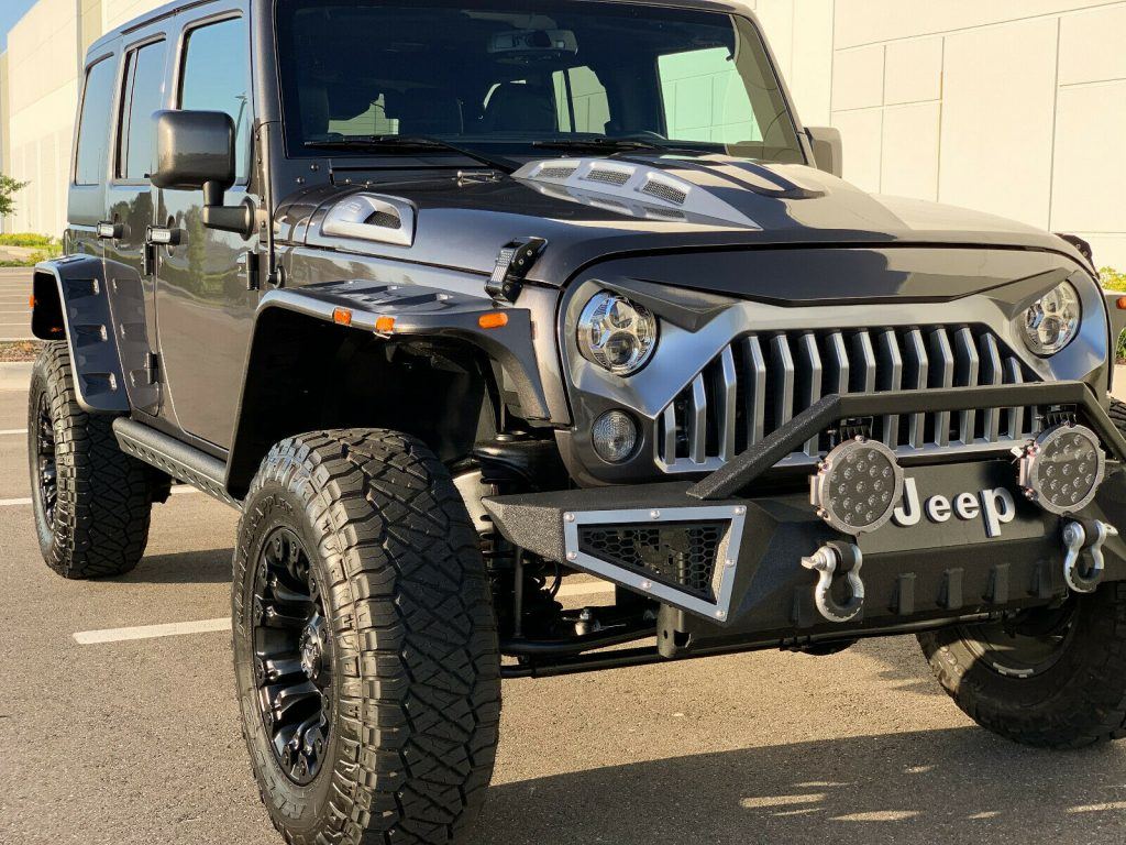 2017 Jeep Wrangler JK-STEALTH CUSTOM LIFTED LEATHER CAMERA NAVIGATION