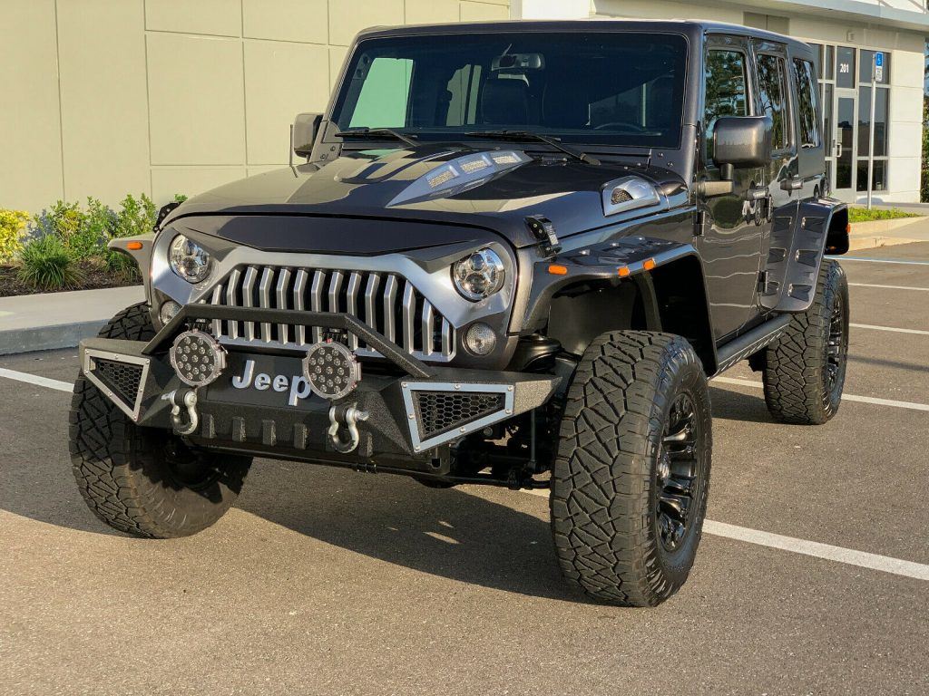 2017 Jeep Wrangler JK-STEALTH CUSTOM LIFTED LEATHER CAMERA NAVIGATION