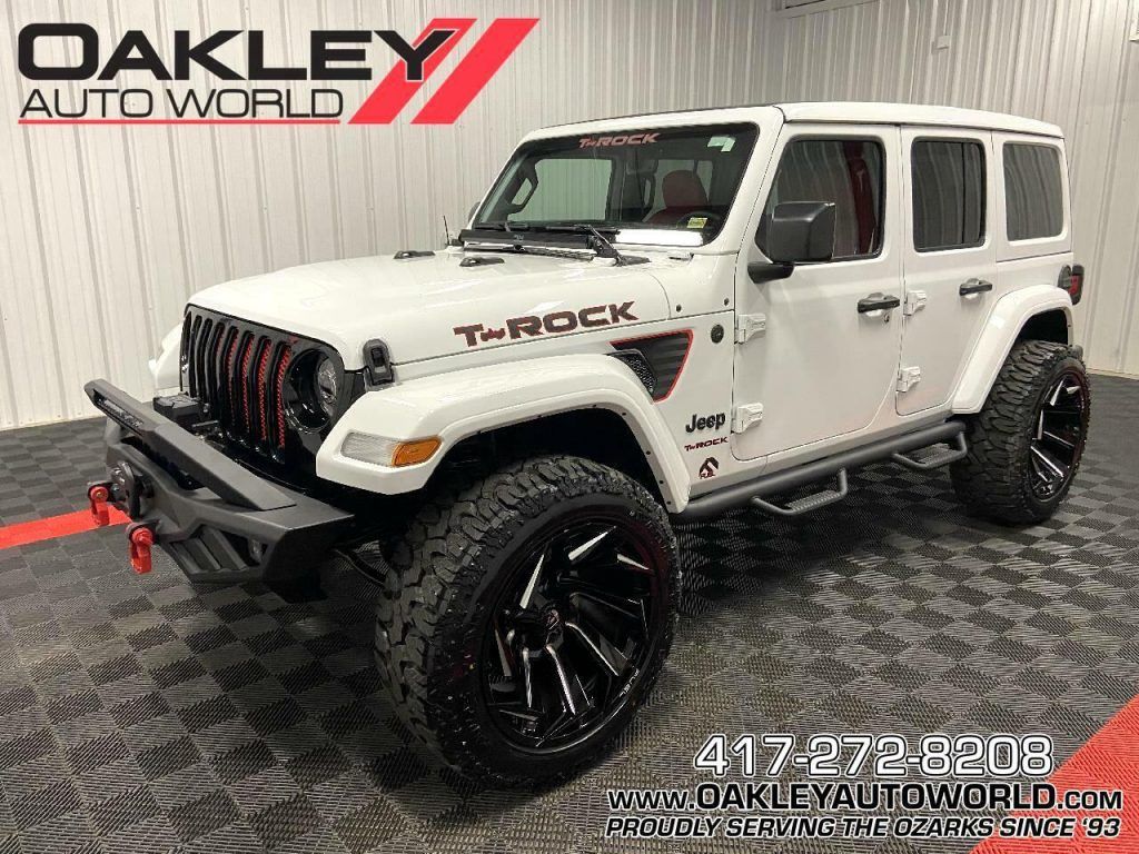 2022 Jeep Wrangler T-ROCK 1 Touch Sky Power Top Unlimited Lifted 4×4