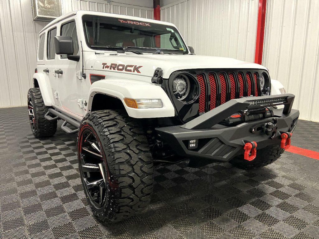 2022 Jeep Wrangler T-ROCK 1 Touch Sky Power Top Unlimited Lifted 4×4