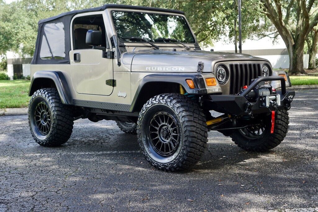 2004 Jeep Wrangler JEEP WRANGLER RUBICON DOBiNSONS LIFT TJ MANUAL CLEAN CARFAX