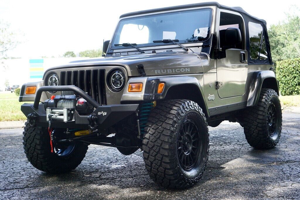 2004 Jeep Wrangler JEEP WRANGLER RUBICON DOBiNSONS LIFT TJ MANUAL CLEAN CARFAX