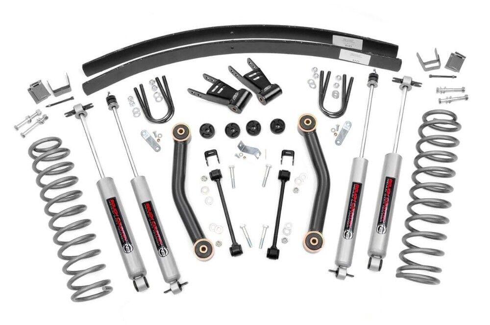 Rough Country 4.5 Inch Lift Kit Rear AAL for Jeep Cherokee XJ 2WD/4WD 84-01