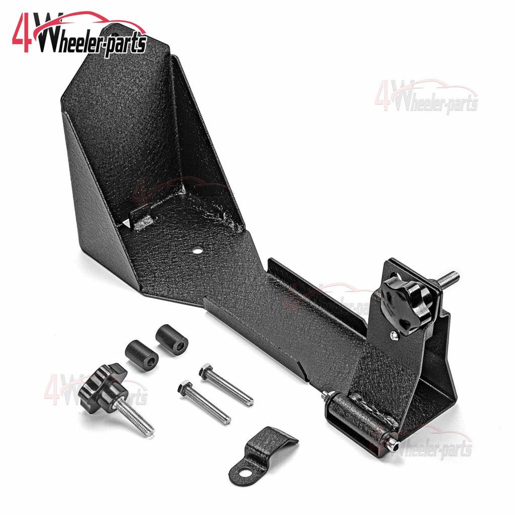 Rear Hi-Lift Jack Carrier Mount Tailgate Brackets For 2007-2018 Jeep Wrangler JK