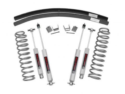 Rough Country 3″ Lift Kit w/N3 Shocks for 1984-2001 Jeep XJ Cherokee 670N2 for sale