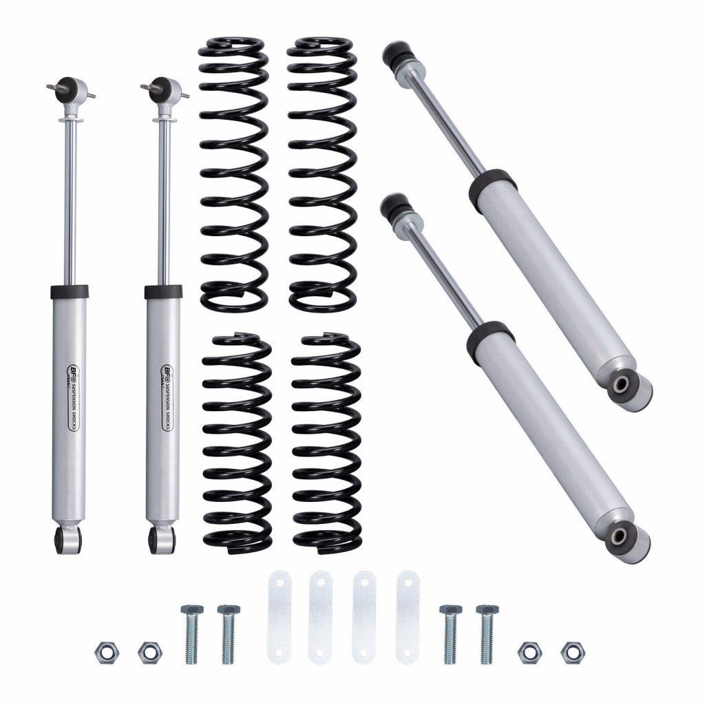 2.5″ Suspension Lift Kit for Jeep Wrangler JK 4DR 2WD 4WD 07-18 Shock Absorbers