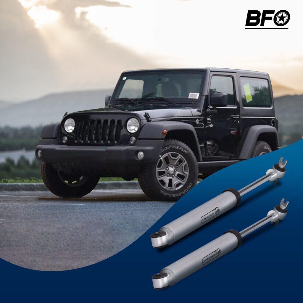 2.5″ Suspension Lift Kit for Jeep Wrangler JK 4DR 2WD 4WD 07-18 Shock Absorbers