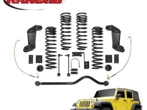 Rancho 4″ Sport Suspension System Lift Kit Fits 2007-2018 Jeep Wrangler JK for sale