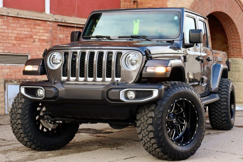 2022 Jeep Gladiator Overland 4×4 Black Leather Nav LIFT 20in Wheels