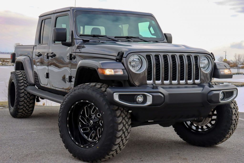 2022 Jeep Gladiator Overland 4×4 Black Leather Nav LIFT 20in Wheels