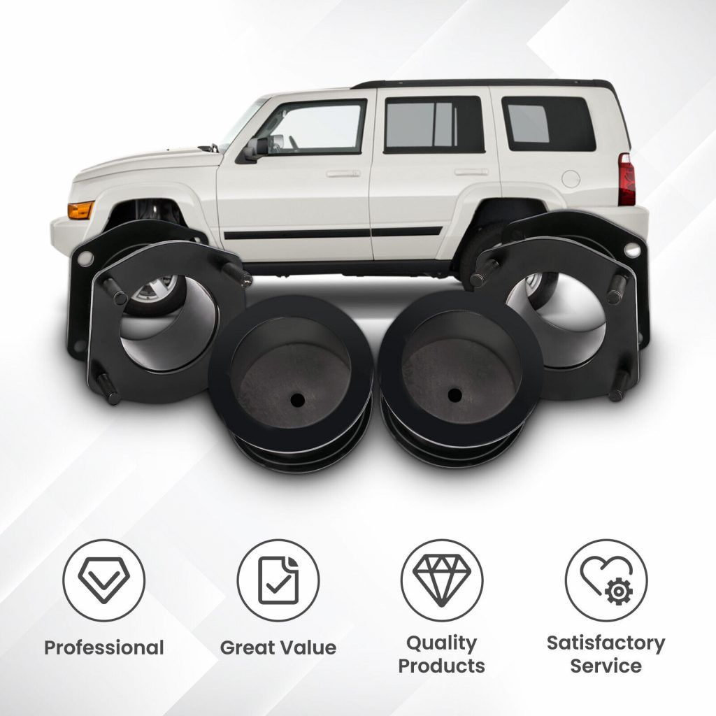 3″ Front 3” Rear Lift Leveling Kit for Jeep Commander XK 2006-10 Anti-Rust