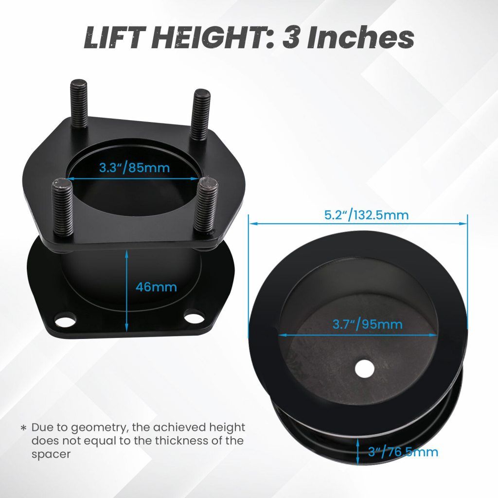 3″ Front 3” Rear Lift Leveling Kit for Jeep Commander XK 2006-10 Anti-Rust