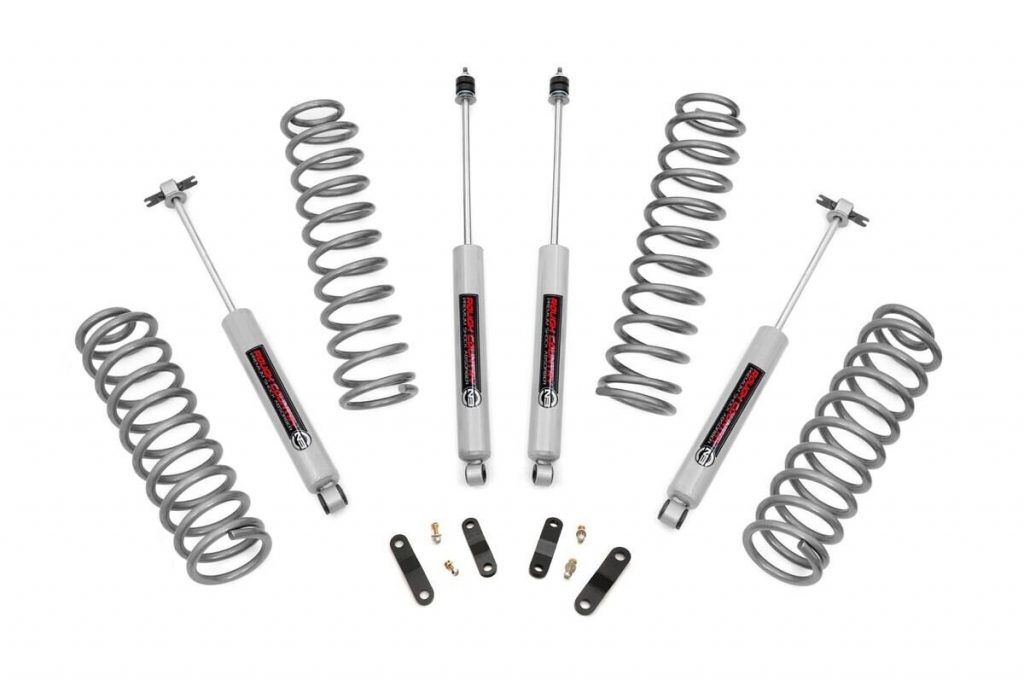 Rough Country 2.5″ Lift Kit for 2007-2018 Jeep Wrangler JK | 2-Door – Perf678
