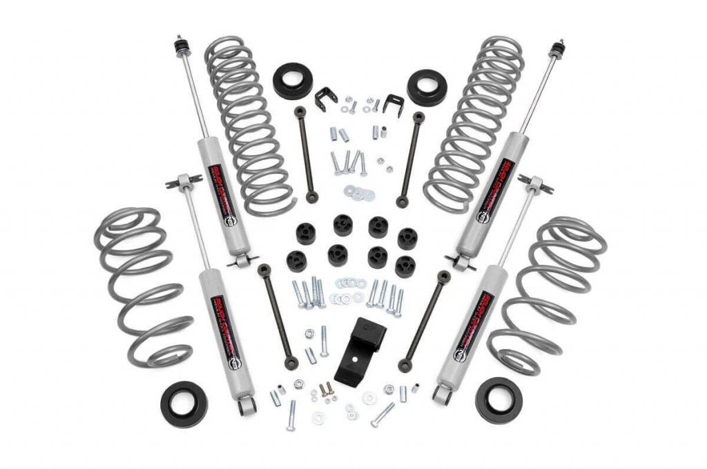 Rough Country 3.25″ Suspension Lift Kit for Jeep Wrangler TJ 4WD 642.2