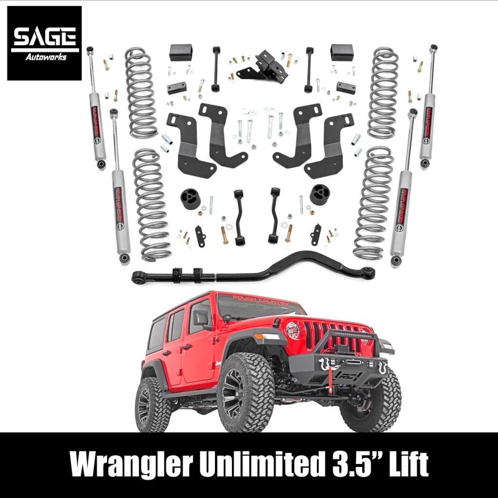 3.5 Inch Lift Kit for Jeep Wrangler JL Unlimited 2018-2023