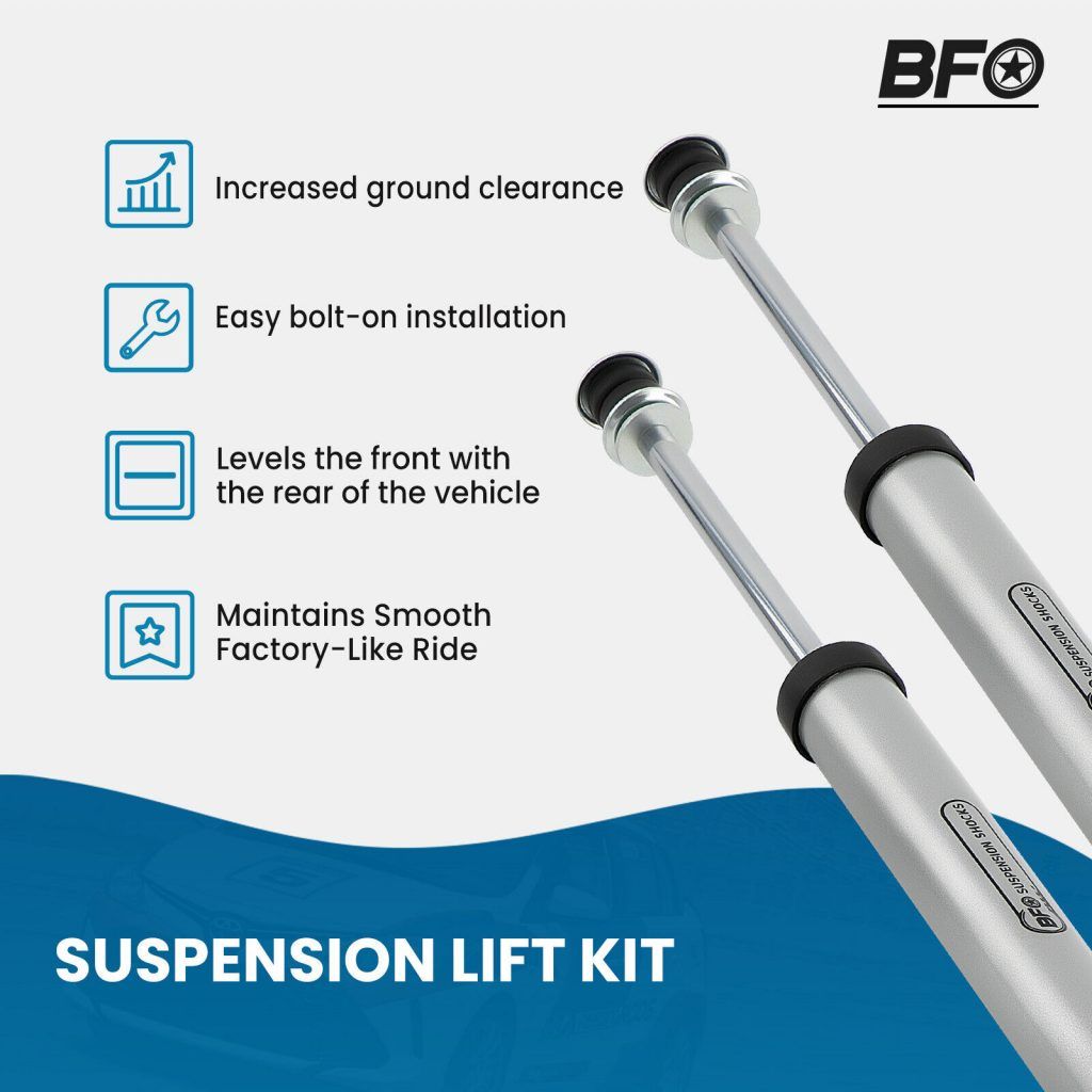 BFO 3.25″ Lift Kit for Jeep Wrangler TJ 1997-2002 w/ 4-Cyl Engine