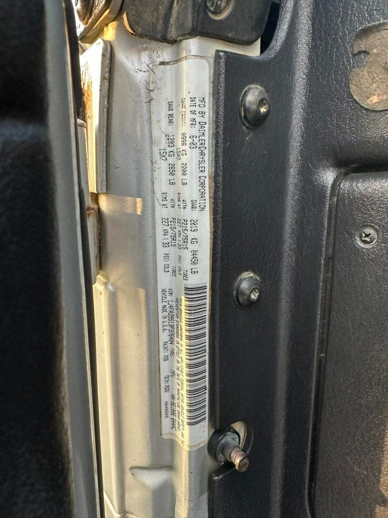 2003 Jeep Wrangler X