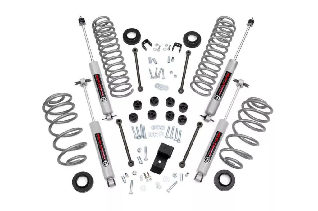 Rough Country 3.25″ Suspension Lift Kit for Wrangler TJ 97-02 4 Cylinder 641.20