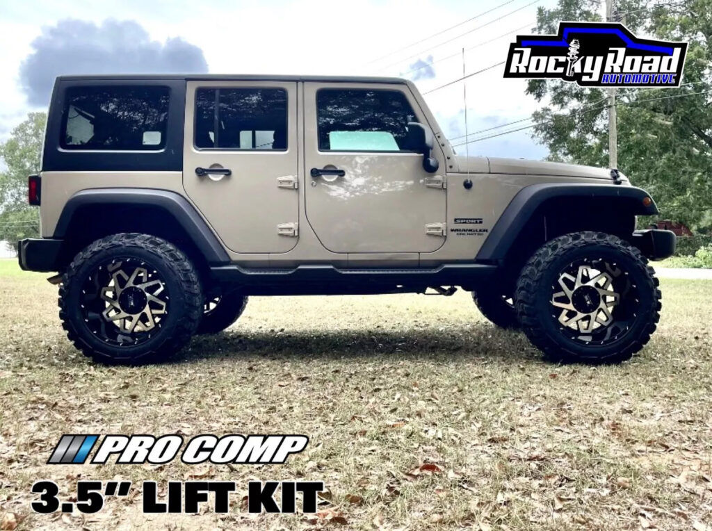 Pro Comp 3.5” Lift Kit with Shocks (4) for 2007-2018 Jeep Wrangler JK 4dr /
