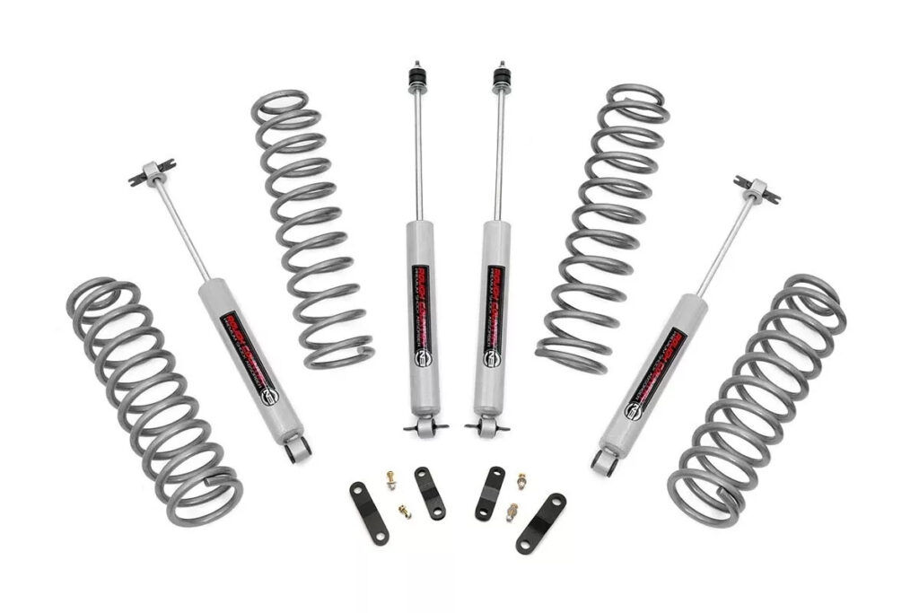 Rough Country 2.5″ Lift Kit N3 Shock for 07-18 Jeep Wrangler JK Unlimited 4 Door