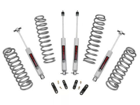 Rough Country 2.5″ Lift Kit N3 Shock for 07-18 Jeep Wrangler JK Unlimited 4 Door for sale
