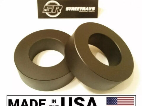 Streetrays Aluminum Jeep JK Front 1.5″ Leveling Lift FOR Wrangler 07-18 Black for sale