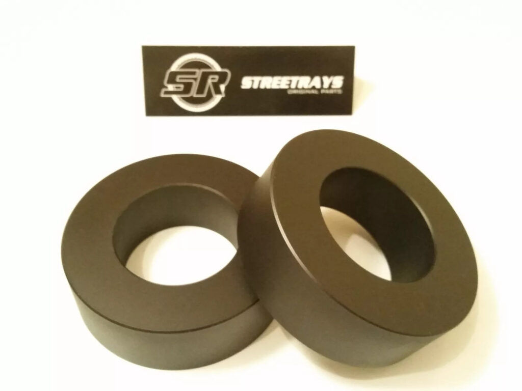 Streetrays Aluminum Jeep JK Front 1.5″ Leveling Lift FOR Wrangler 07-18 Black