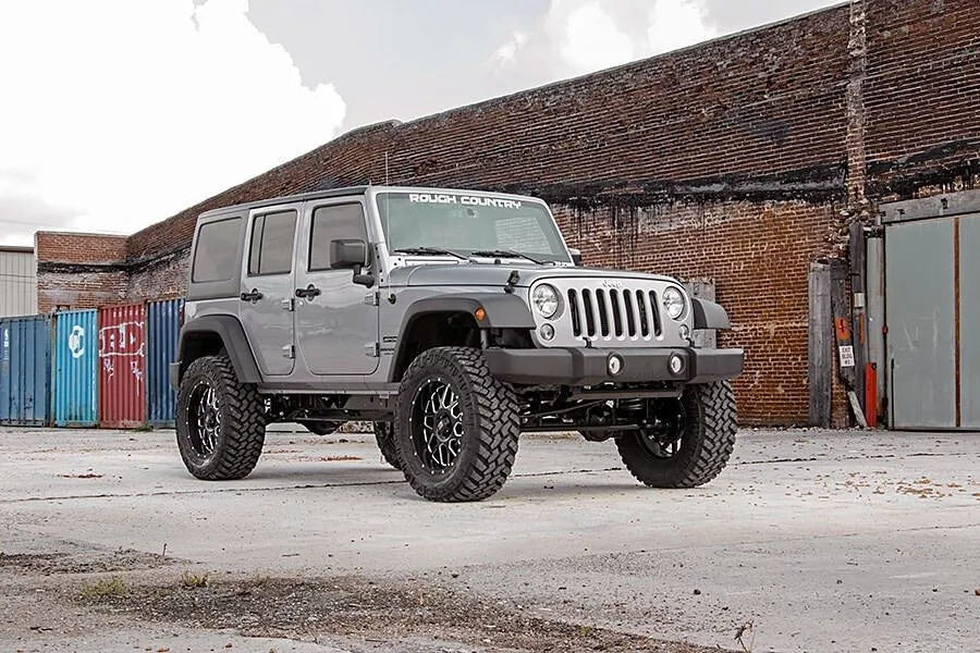 Rough Country 4″ Lift Kit N3 Shocks for 07-18 Jeep Wrangler JK Unlimited 4 Door