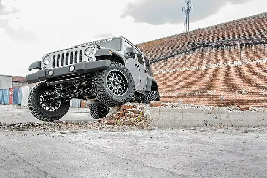 Rough Country 4″ Lift Kit N3 Shocks for 07-18 Jeep Wrangler JK Unlimited 4 Door