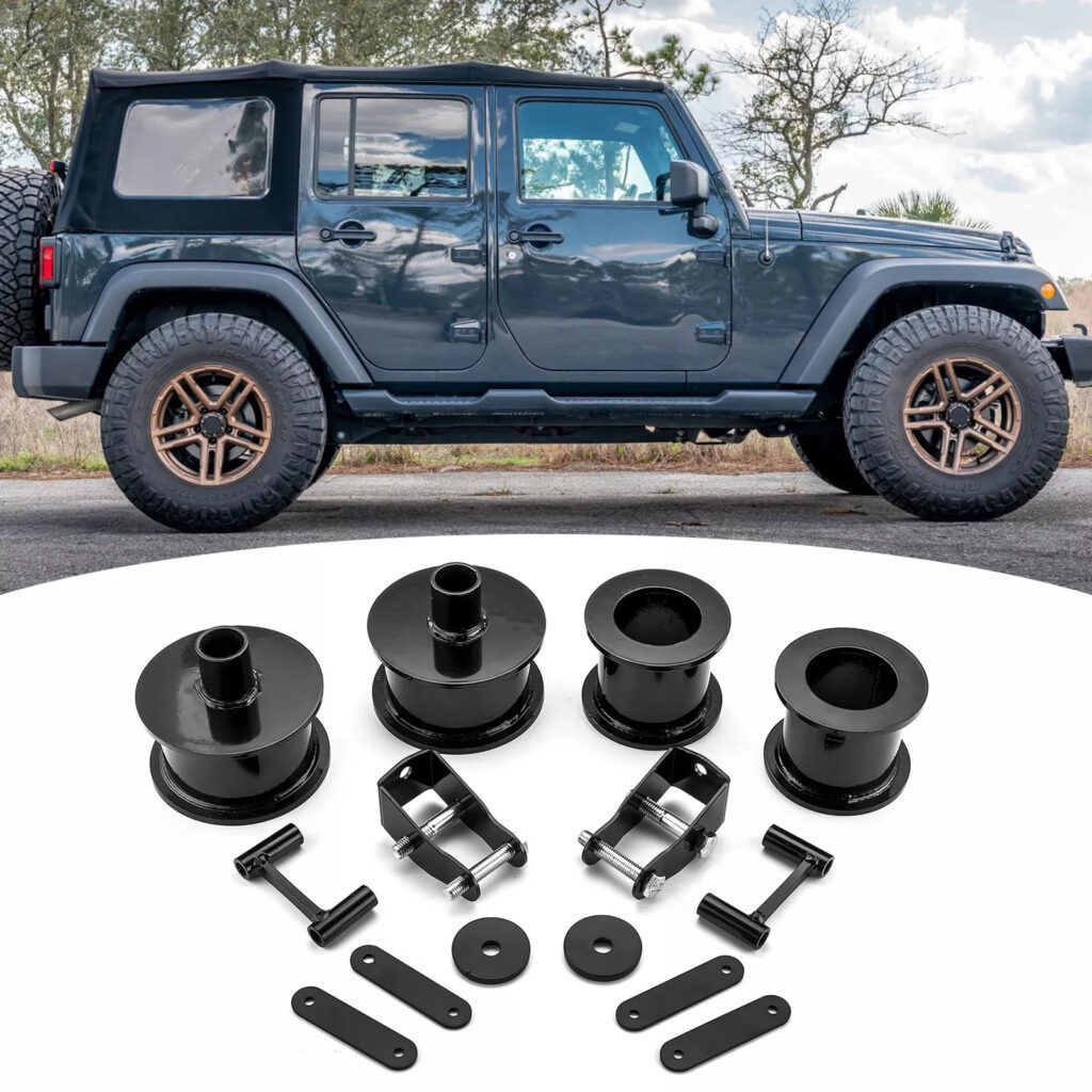 3″ Front Rear Full Lift Kit For 2007-2018 Jeep Wrangler JK + Shock Extenders